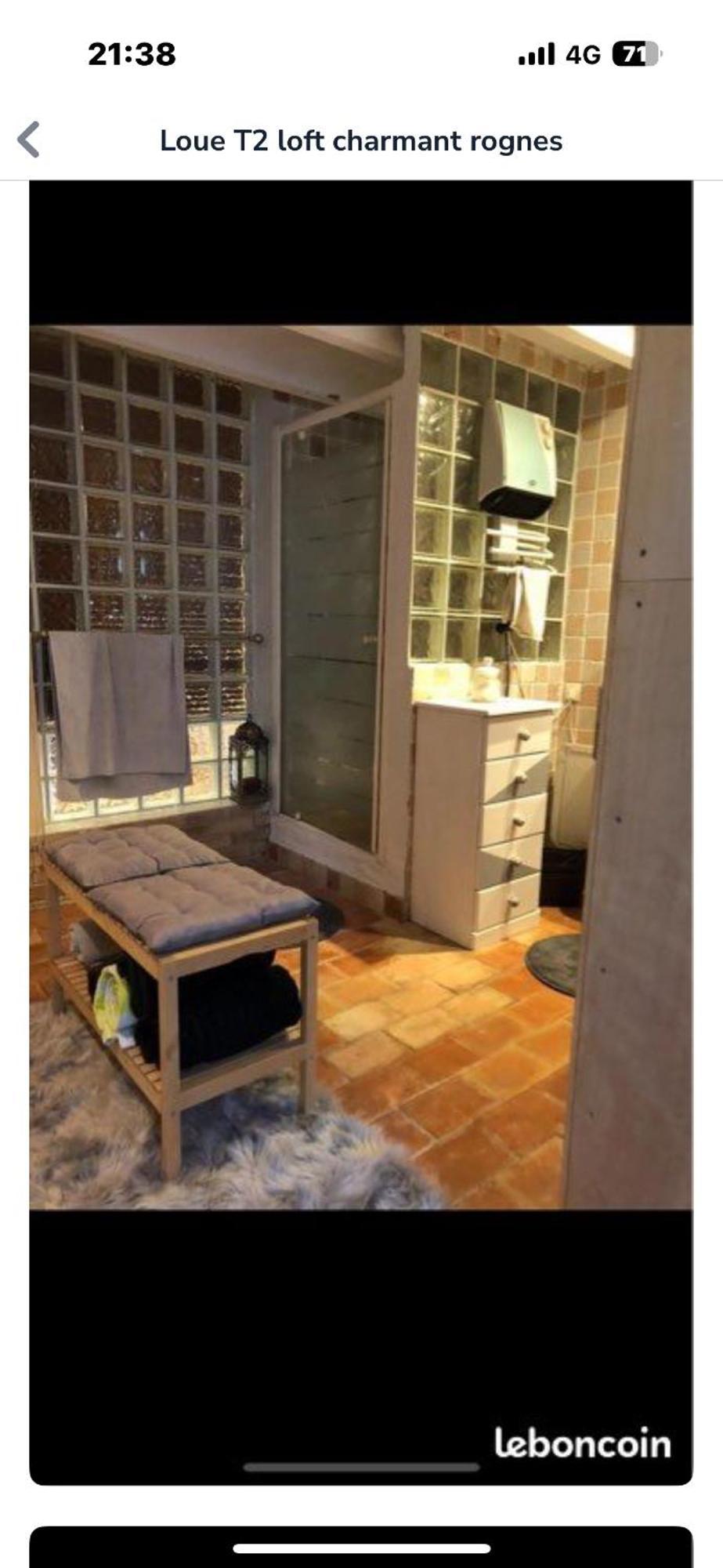 Nouveau Rognes Maison De Vacances Loft 4 Couchages Kültér fotó